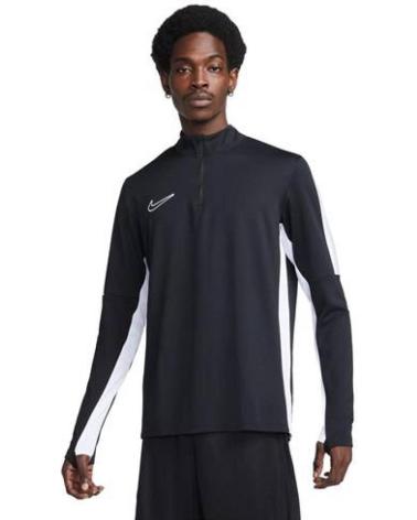 NIKE DRI-FIT ACADEMY BLACK LONG SLEEVE T-SHIRT FOR MEN NEGRO
