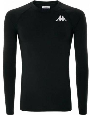KAPPA CAMISETA TÉRMICA DE TREINO VURBAT PRETA NEGRO