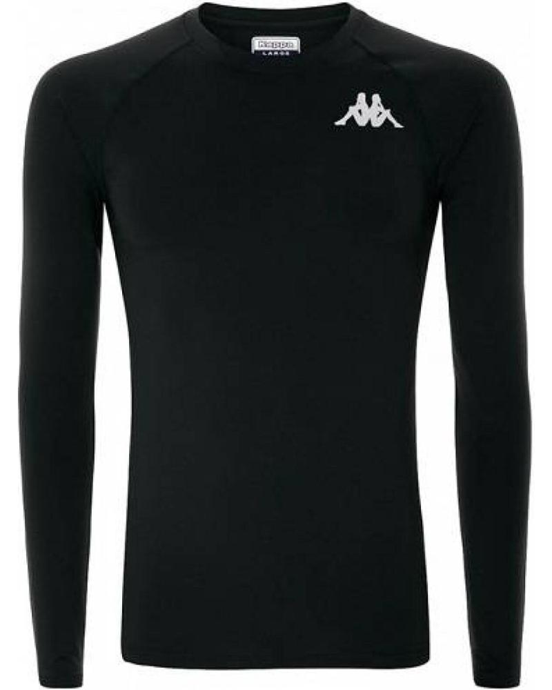 KAPPA CAMISETA TÉRMICA DE TREINO VURBAT PRETA NEGRO