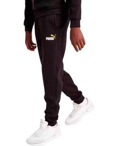 Início-PUMA-ESS-2-COL-LOGO-PANTS-BLACK-FA2023-NEGRO