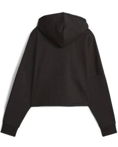 PUMA ESS LOGO CROPPED HOODI BLACK FA2023 NEGRO