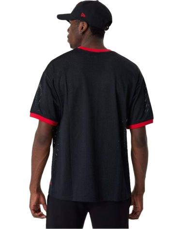 NEW ERA CHICAGO BULLS LOGO MESH T-SHIRT SCHWARZ NEGRO