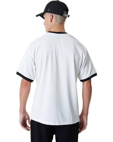 T-SHIRT NEW ERA BROOKLYN NETS MESH OVERSIZE BLANC BLANCO