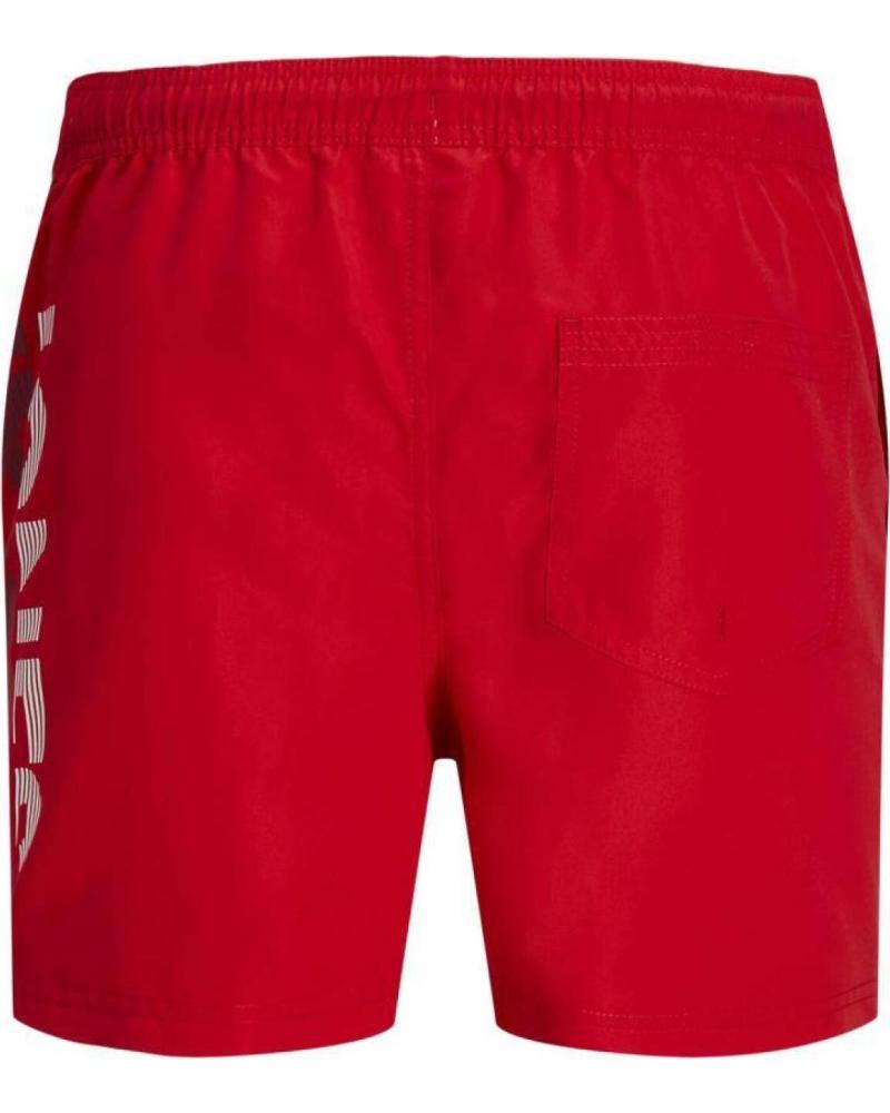 MAILLOT DE BAIN JACK & JONES FIJI ROUGE ROJO