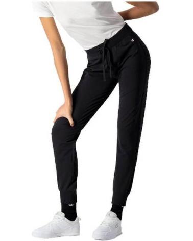 PANTALONE TUTA CHAMPION RIB CUFF NERO NEGRO