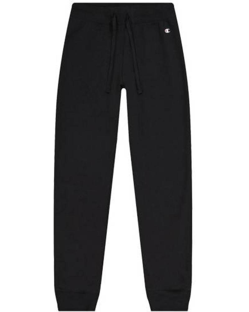 PANTALONE TUTA CHAMPION RIB CUFF NERO NEGRO