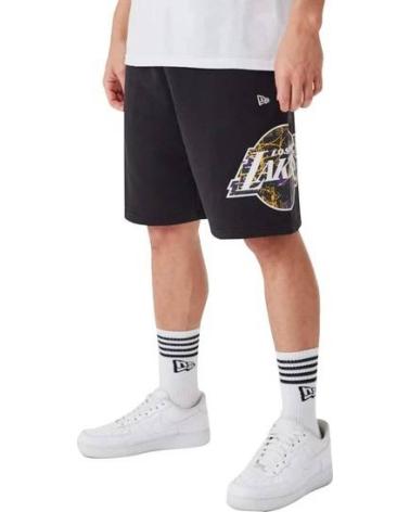 NEW ERA LA LAKERS NBA TEAM LOGO SHORTS SCHWARZ NEGRO