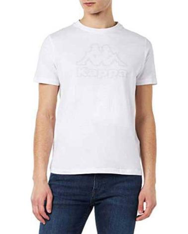 T-SHIRT KAPPA CREMY BLANC AVEC LOGO EN RELIEF BLANCO