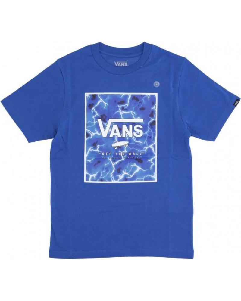 VANS OFF THE WALL CAMISETA VANS PRINT BOX AZUL