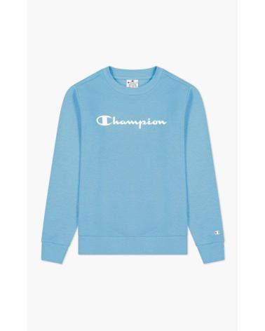 FELPA CHAMPION LOGO AZZURRO AZUL