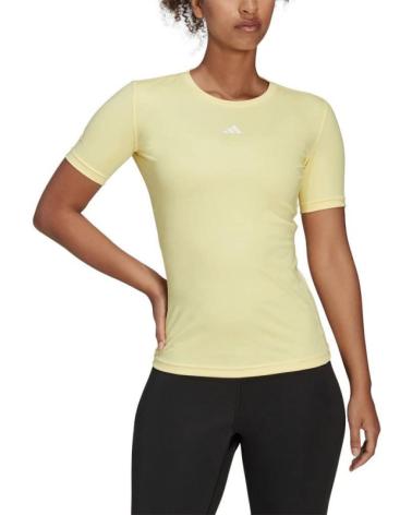 CAMISETA ADIDAS TECHFIT TRAINING AMARILLA AMARILLO