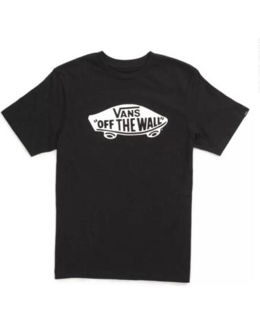 VANS OFF THE WALL CAMISETA OTW NEGRA PARA NIÑO NEGRO