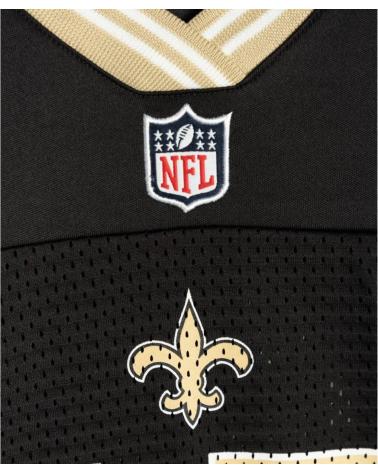 NEW ERA T-SHIRT NFL NEW ORLEANS SAINTS OVERSIZE NOIR NEGRO