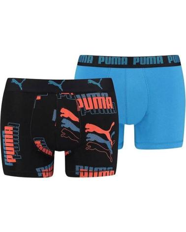 PUMA BASIC LOGO BOXER 2-PACK MULTICOLOR MULTICOLOR