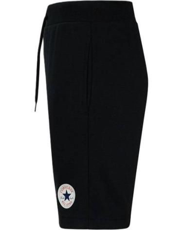 PANTALONES CORTOS CONVERSE SWEATSHORT NEGROS PARA NIÑO NEGRO