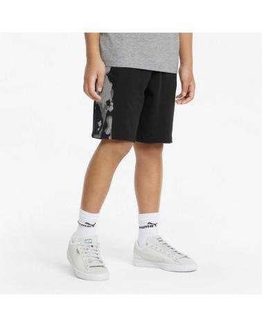 PANTALÓN CORTO PUMA ALPHA JERSEY NEGRO NEGRO