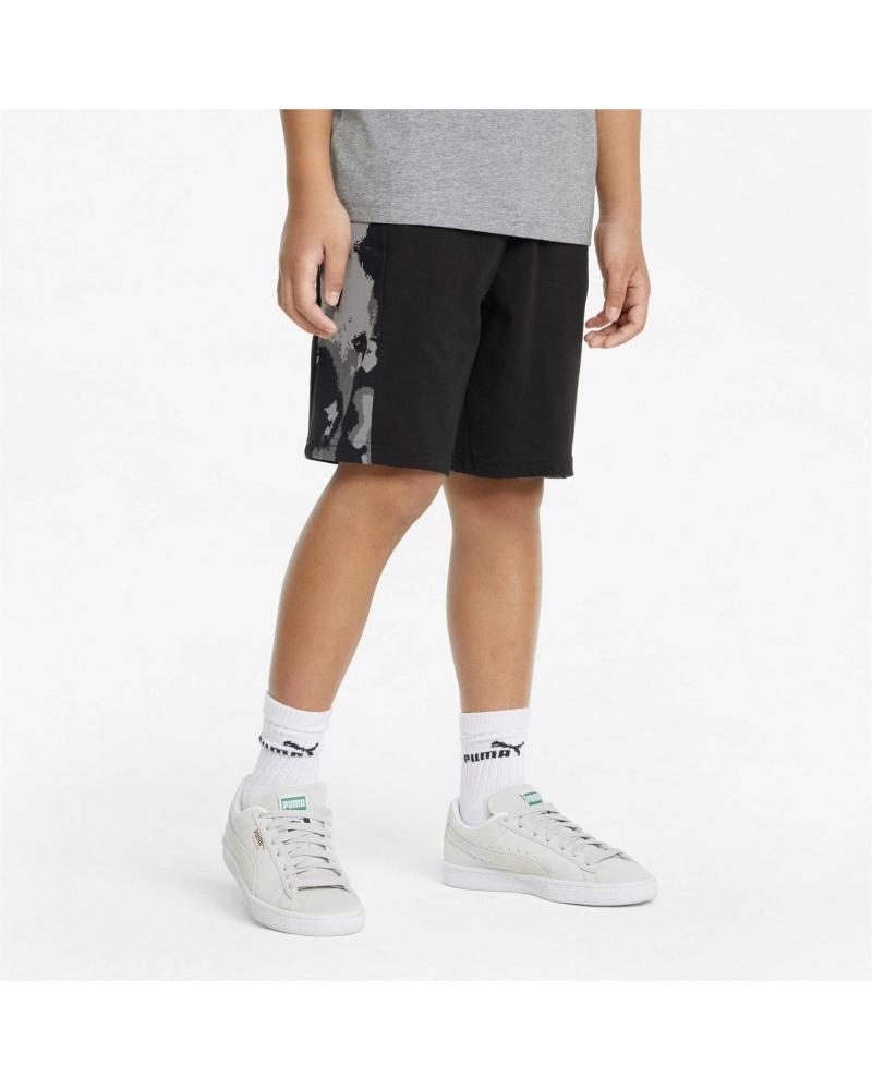 PANTALÓN CORTO PUMA ALPHA JERSEY NEGRO NEGRO