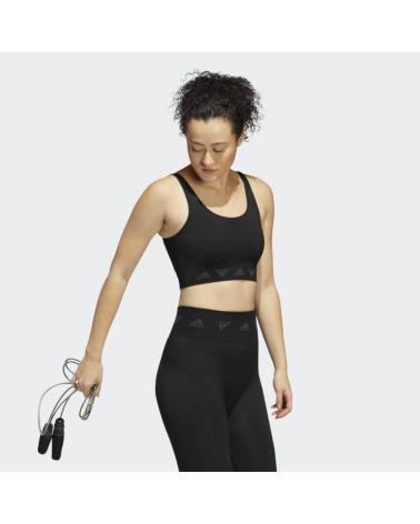 SUTIÃ ESPORTIVO ADIDAS AEROKNIT PRETO NEGRO
