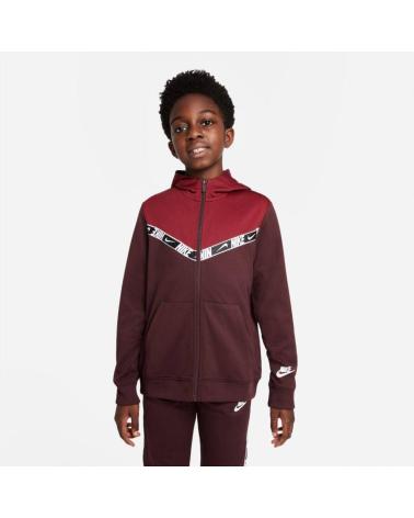 NIKE SUDADERA SPORTSWEAR FULL-ZIP ROJO