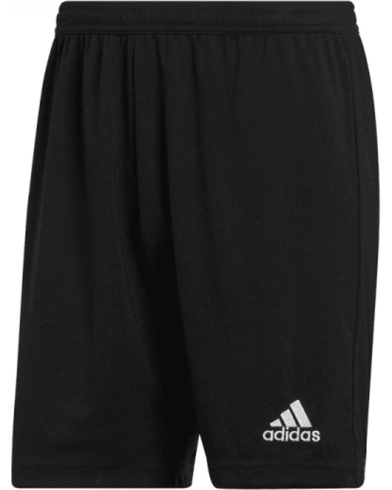 ADIDAS ENTRADA 22 NEGRO - PANTALÓN CORTO DEPORTIVO NEGRO