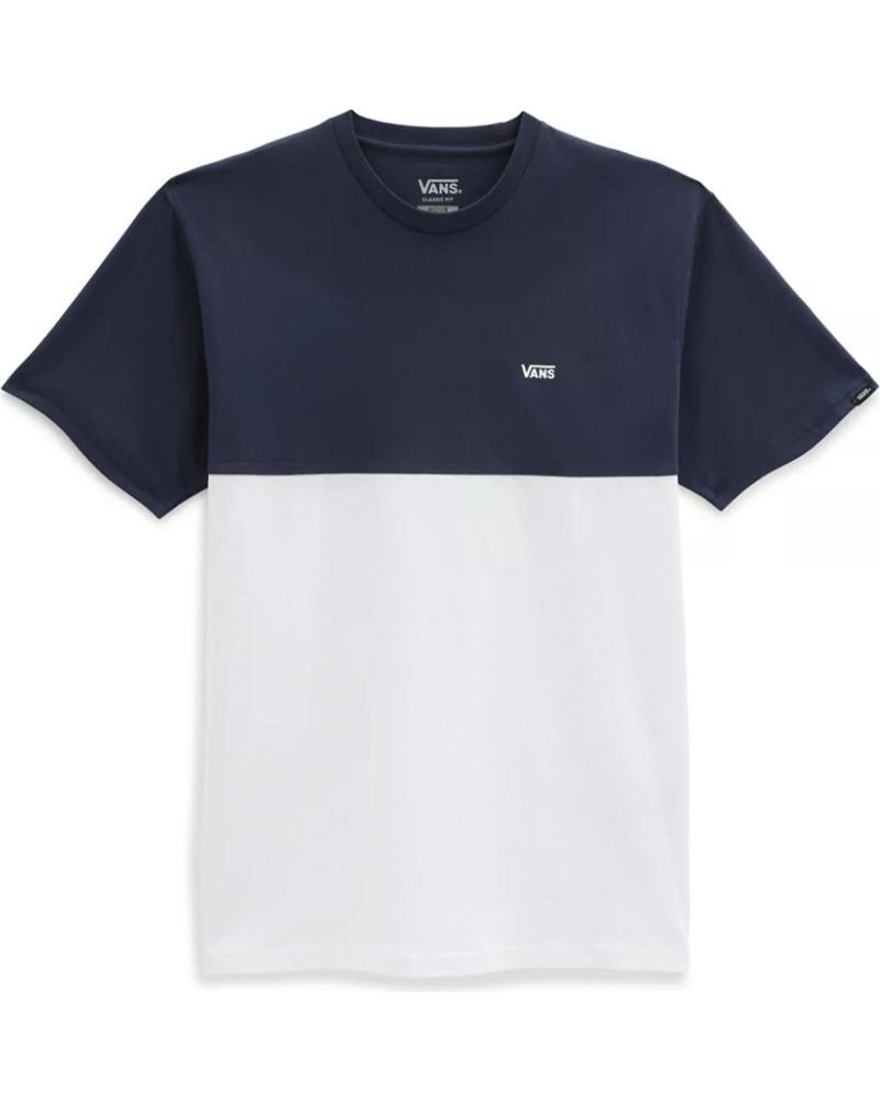 CAMISETA VANS COLORBLOCK BLANCO BLANCO