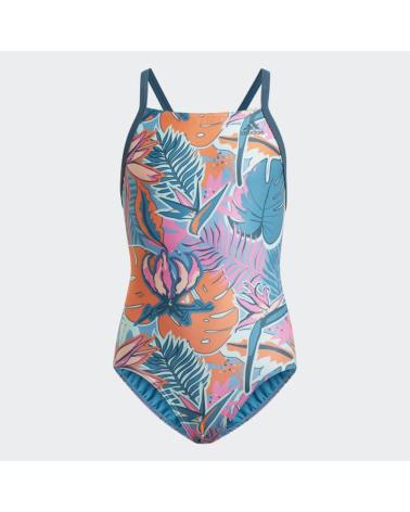 ADIDAS FATO DE BANHO MENINA ESTAMPADO FLORAL MULTICOR MULTICOLOR