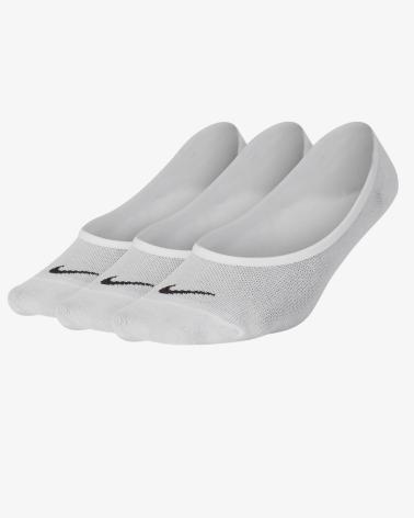 NIKE CALCETINES INVISIBLES DE ENTRENAMIENTO EVERYDAY BLANCO