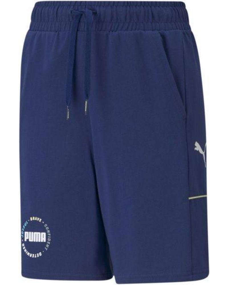PUMA SHORTS ALPHA JERSEY SHORTS ELEKTRO NEGRO