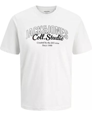 JACK & JONES JJMAKOTO T-SHIRT WEISS MEHRFARBIG MULTICOLOR