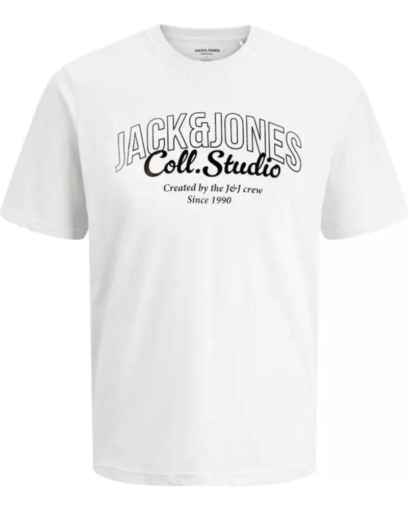 JACK & JONES JJMAKOTO T-SHIRT WEISS MEHRFARBIG MULTICOLOR