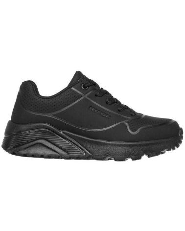 SKECHERS UNO LITE DELODOX BBK ZAPATILLAS NEGRAS NIÑO NEGRO