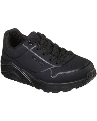 SKECHERS UNO LITE DELODOX BBK SCHWARZE KINDERSNEAKER NEGRO