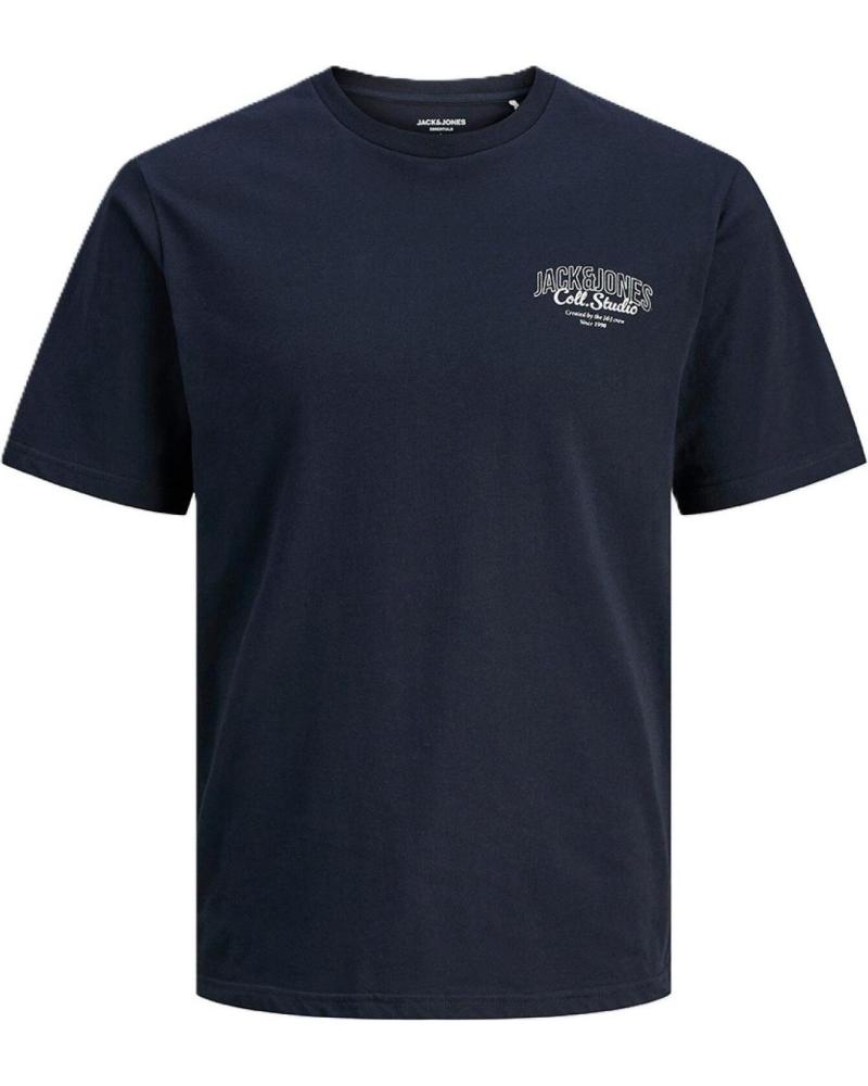 JACK & JONES MAKOTO SMALL PRINT BLEU CIEL AZUL
