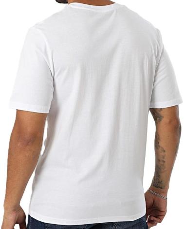 JACK & JONES MAKOTO SMALL PRINT T-SHIRT WHITE BLANCO