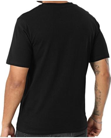 JACK & JONES MAKOTO SMALL PRINT T-SHIRT BLACK NEGRO