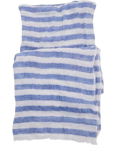 FOULARD YERSE IN COTONE A RIGHE BLU - ACCESSORIO LEGGERO AZUL
