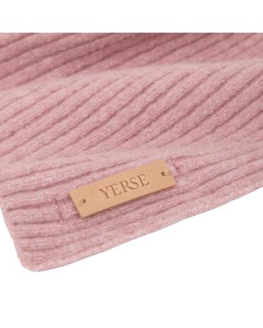 SCIARPA A COSTINE IN MAGLIA YERSE ROSA ROSA