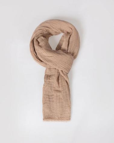 PLAIN SYSTEMACTION BEIGE SCARF BEIGE