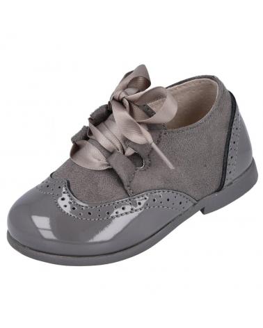 Zapatos de Niño BUBBLE BOBBLE BUBBLE KIDS A1789 ZAPATOS INGLESITO UNI GRIS
