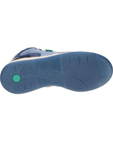 Sapatilhas de Menina e Menino KICKERS 910881-30 KICKLAX 103 MARINE BLEU LEO