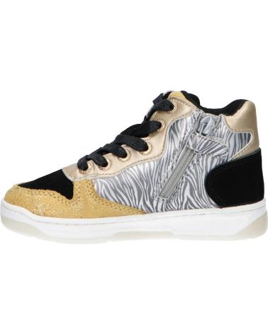 Scarpe sport per Bambina KICKERS 910880-30 KICKLAX PU 73 JAUNE NOIR ZEBR