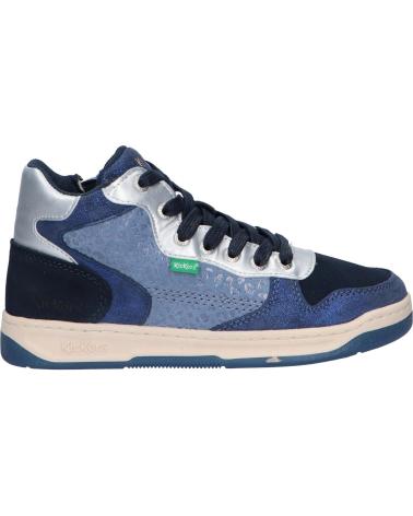 Sportschuhe für Mädchen und Junge KICKERS 910881-30 KICKLAX 103 MARINE BLEU LEO