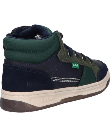 Stivaletti per Bambino KICKERS 910890-30 KICKOSTA 103 MARINE VERT