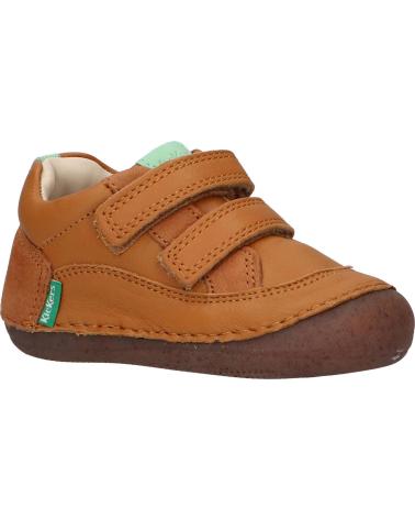 Schuhe für Mädchen und Junge KICKERS 894563-10 SOSTANKRO SHEE 114 CAMEL