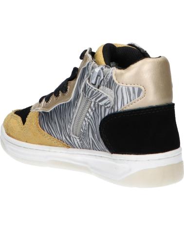 Scarpe sport per Bambina KICKERS 910880-30 KICKLAX PU 73 JAUNE NOIR ZEBR