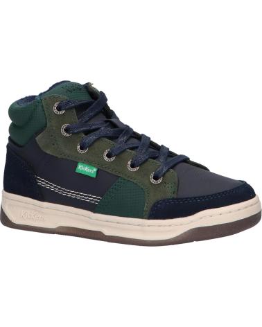 Stivaletti per Bambino KICKERS 910890-30 KICKOSTA 103 MARINE VERT