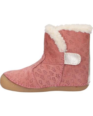 Stivali per Bambina KICKERS 909740-10 SO WINDY NUBUCK 132 ROSE OR FANTAIS