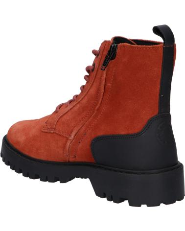 Botas de Mujer KICKERS 911411-50 KICK DECKLOCK 173 ORANGE ROUILLE