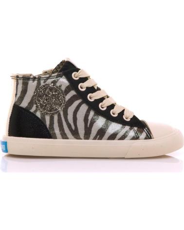 SNEAKERS ALTE MTNG 49322 NERE CON STAMPA ZEBRATA NEGRO