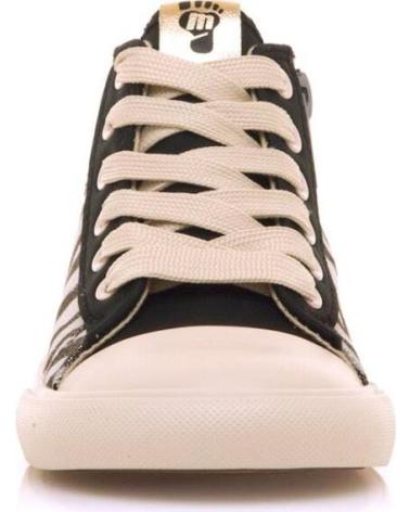 SNEAKERS ALTE MTNG 49322 NERE CON STAMPA ZEBRATA NEGRO